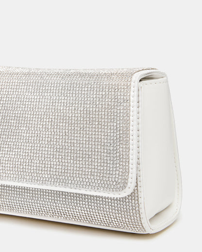 EVELINA Bag Rhinestones Angular Rhinestone Embellished Crossbody Mini Clutch Handbag Steve Madden RHINESTONE