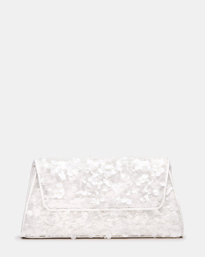 AVANT Bag Sequin French Binding Trapezoid Crossbody Clutch Handbag Steve Madden SEQUIN