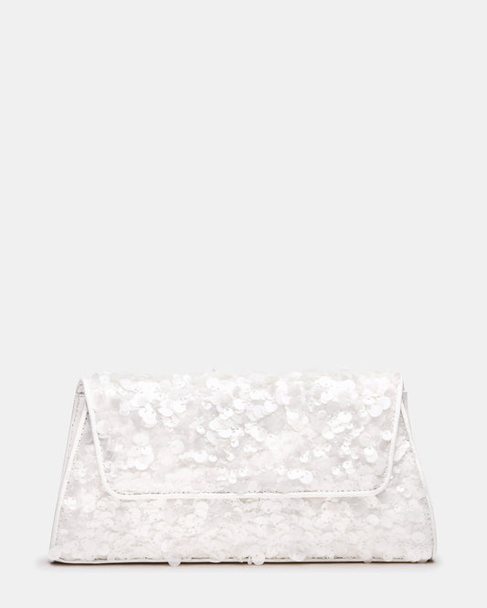 AVANT Bag Sequin French Binding Trapezoid Crossbody Clutch Handbag Steve Madden SEQUIN