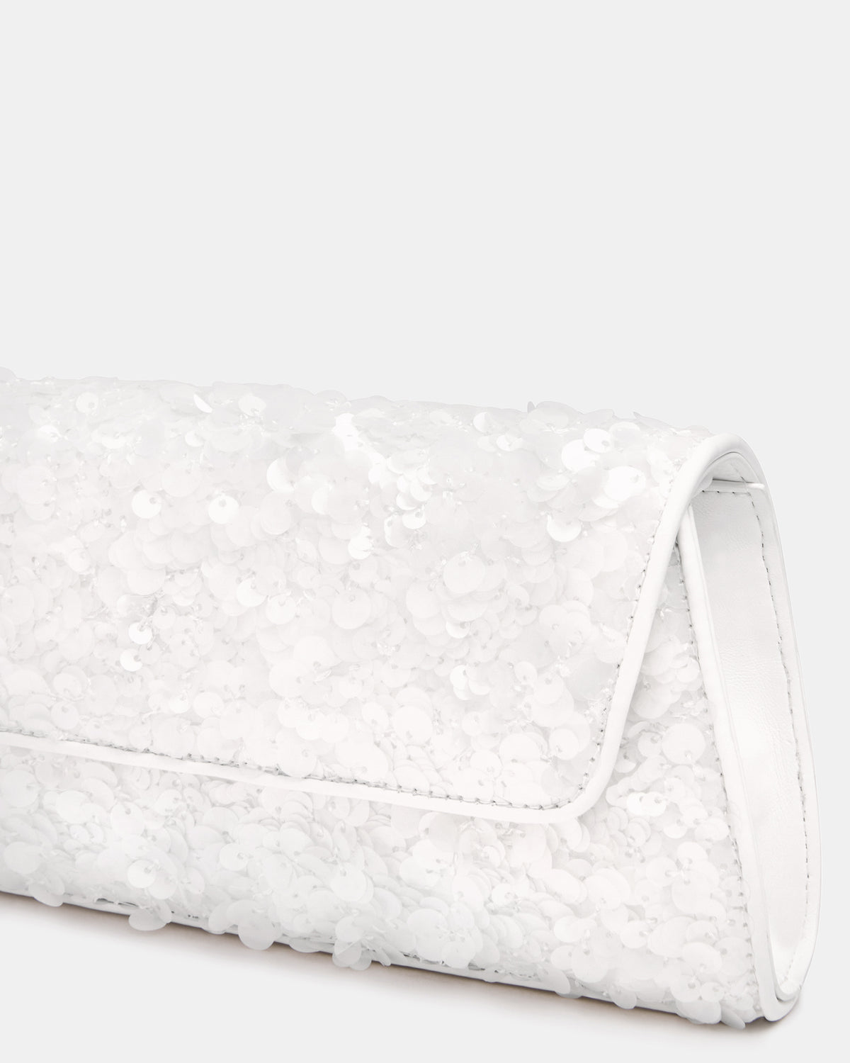 AVANT Bag Sequin French Binding Trapezoid Crossbody Clutch Handbag Steve Madden SEQUIN