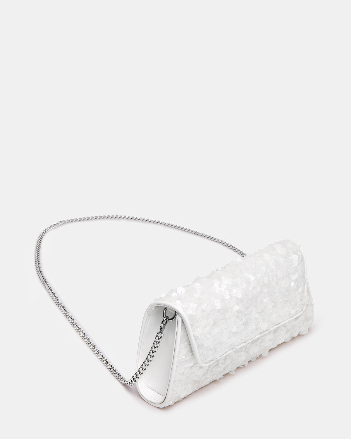 AVANT Bag Sequin French Binding Trapezoid Crossbody Clutch Handbag Steve Madden SEQUIN