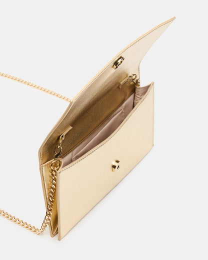 JULIANA Bag Gold Women's Crossbody Clutch Handbag Steve Madden GOLD