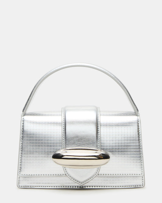 MISHELL Bag Silver Disco Top-Handle Mini Handbag Steve Madden SILVER DISCO