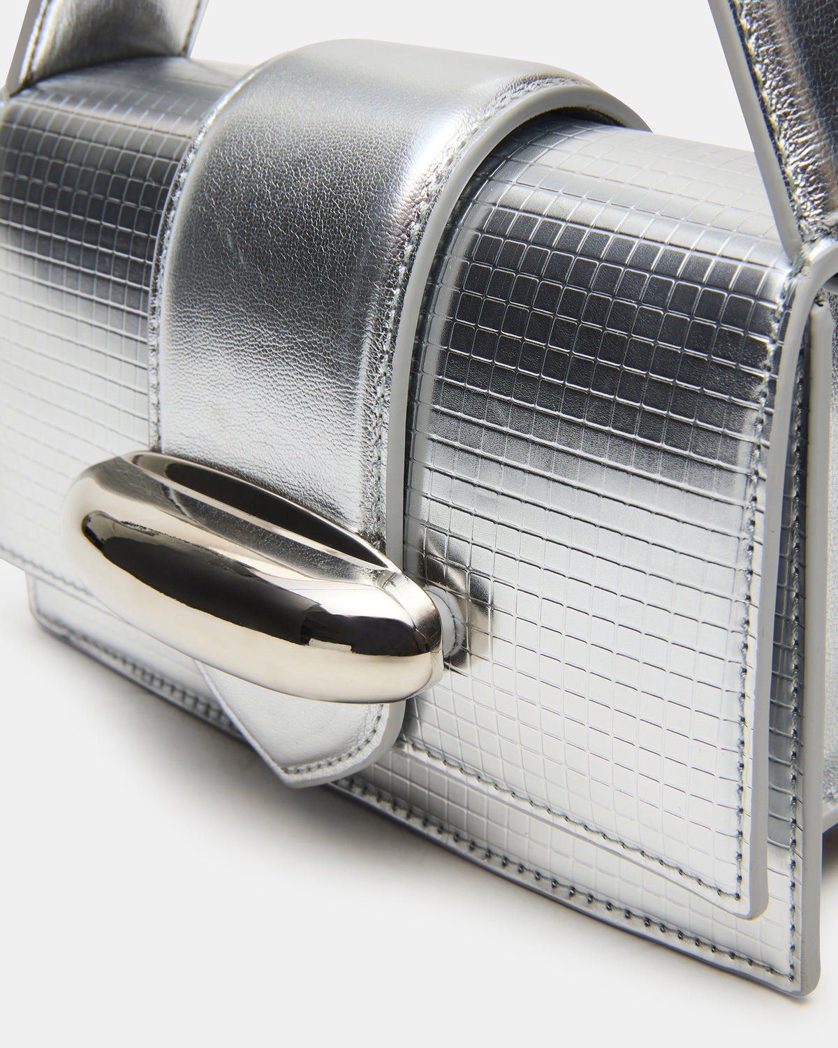MISHELL Bag Silver Disco Top-Handle Mini Handbag Steve Madden SILVER DISCO