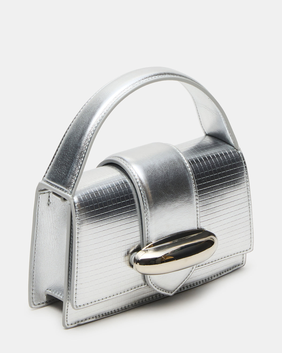 MISHELL Bag Silver Disco Top-Handle Mini Handbag Steve Madden SILVER DISCO