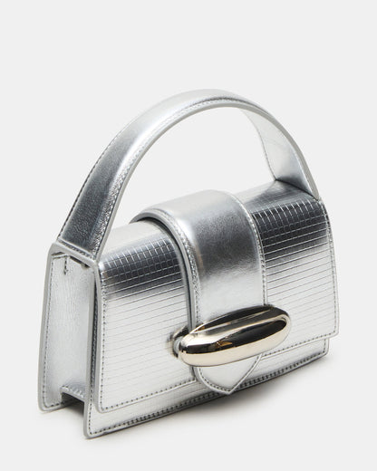 MISHELL Bag Silver Disco Top-Handle Mini Handbag Steve Madden SILVER DISCO