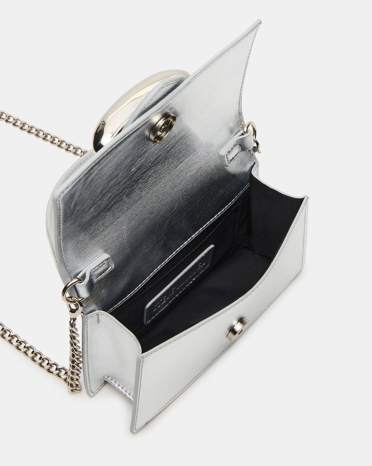 MISHELL Bag Silver Disco Top-Handle Mini Handbag Steve Madden SILVER DISCO