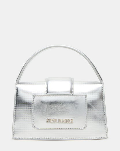 MISHELL Bag Silver Disco Top-Handle Mini Handbag Steve Madden SILVER DISCO