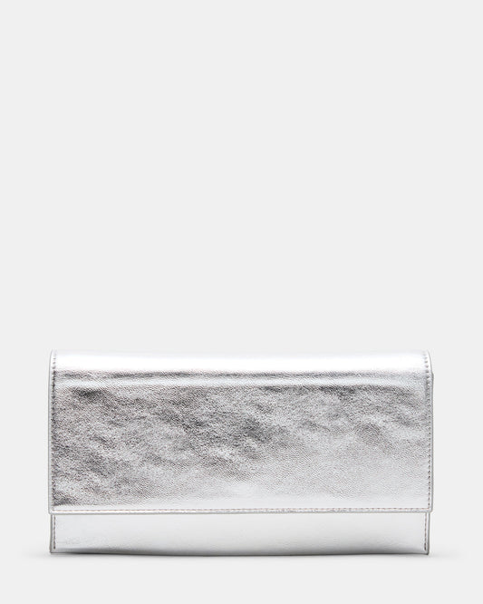 JULIANA Bag Silver Women's Crossbody Clutch Handbag Steve Madden SILVER