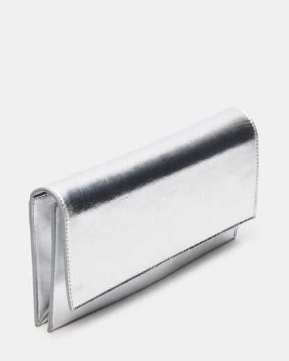 JULIANA Bag Silver Women's Crossbody Clutch Handbag Steve Madden SILVER