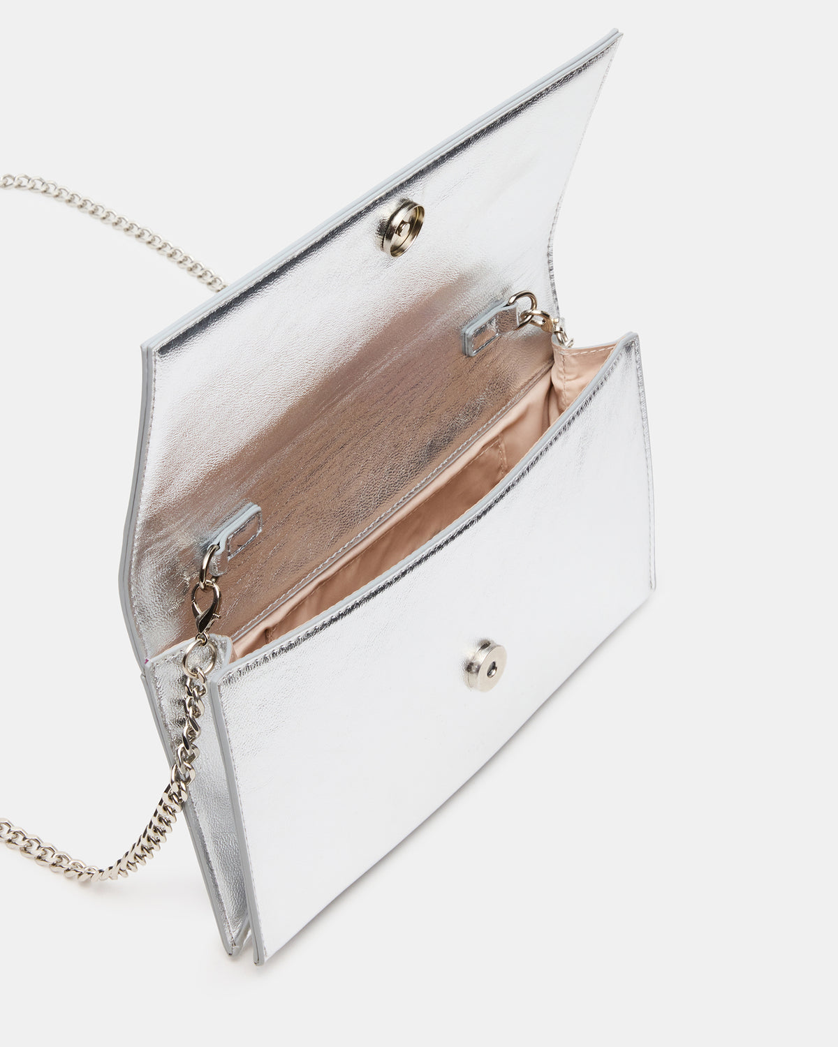 JULIANA Bag Silver Women's Crossbody Clutch Handbag Steve Madden SILVER