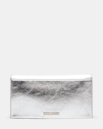 JULIANA Bag Silver Women's Crossbody Clutch Handbag Steve Madden SILVER