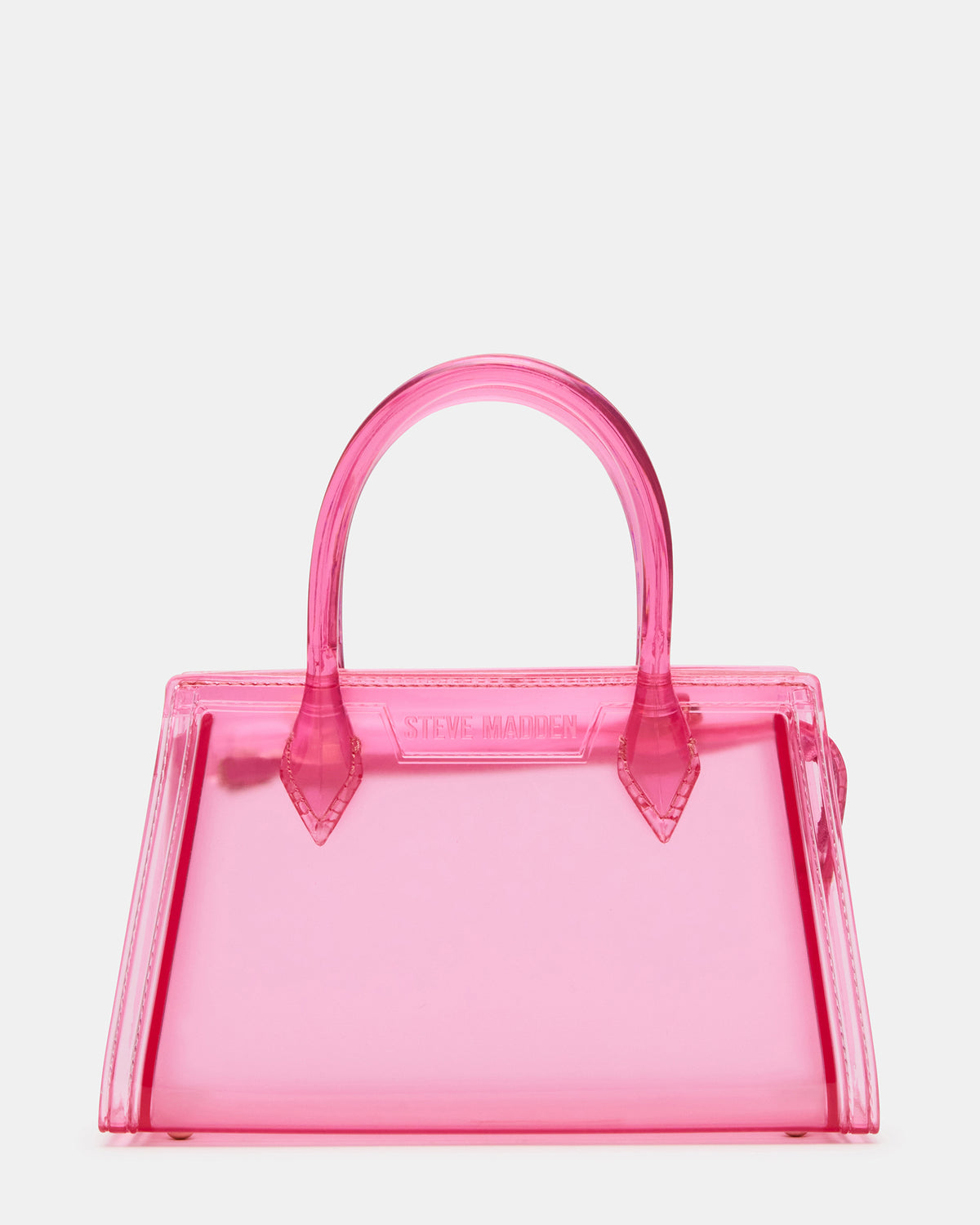 PEACH Jelly Bag Pink Mini Crossbody Top-Handle Handbag Steve Madden PINK
