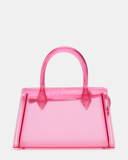 PEACH Jelly Bag Pink Mini Crossbody Top-Handle Handbag Steve Madden PINK