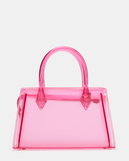 PEACH Jelly Bag Pink Mini Crossbody Top-Handle Handbag Steve Madden PINK