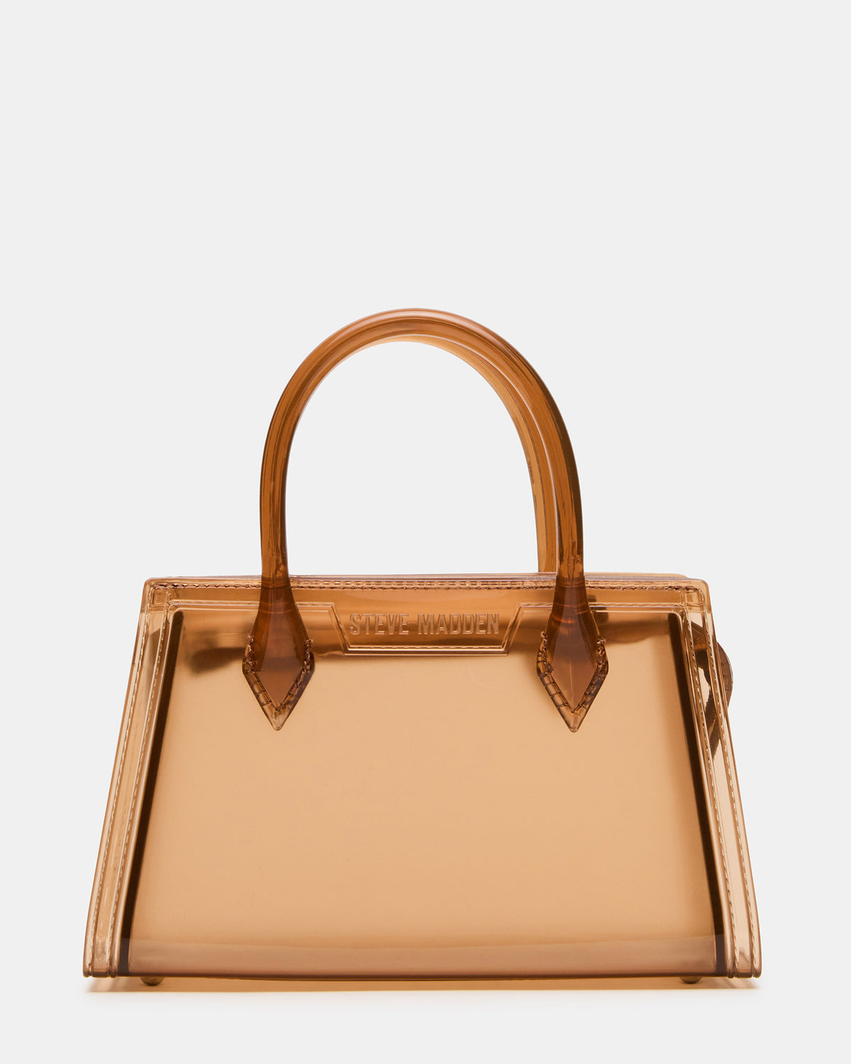PEACH Jelly Bag Tan Mini Crossbody Top-Handle Handbag Steve Madden TAN