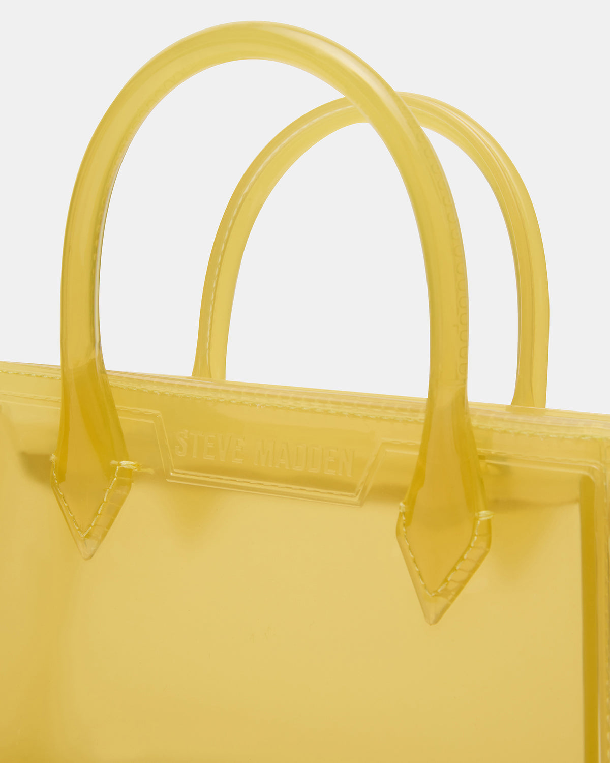 PEACH Jelly Bag Yellow Mini Crossbody Top-Handle Handbag Steve Madden YELLOW