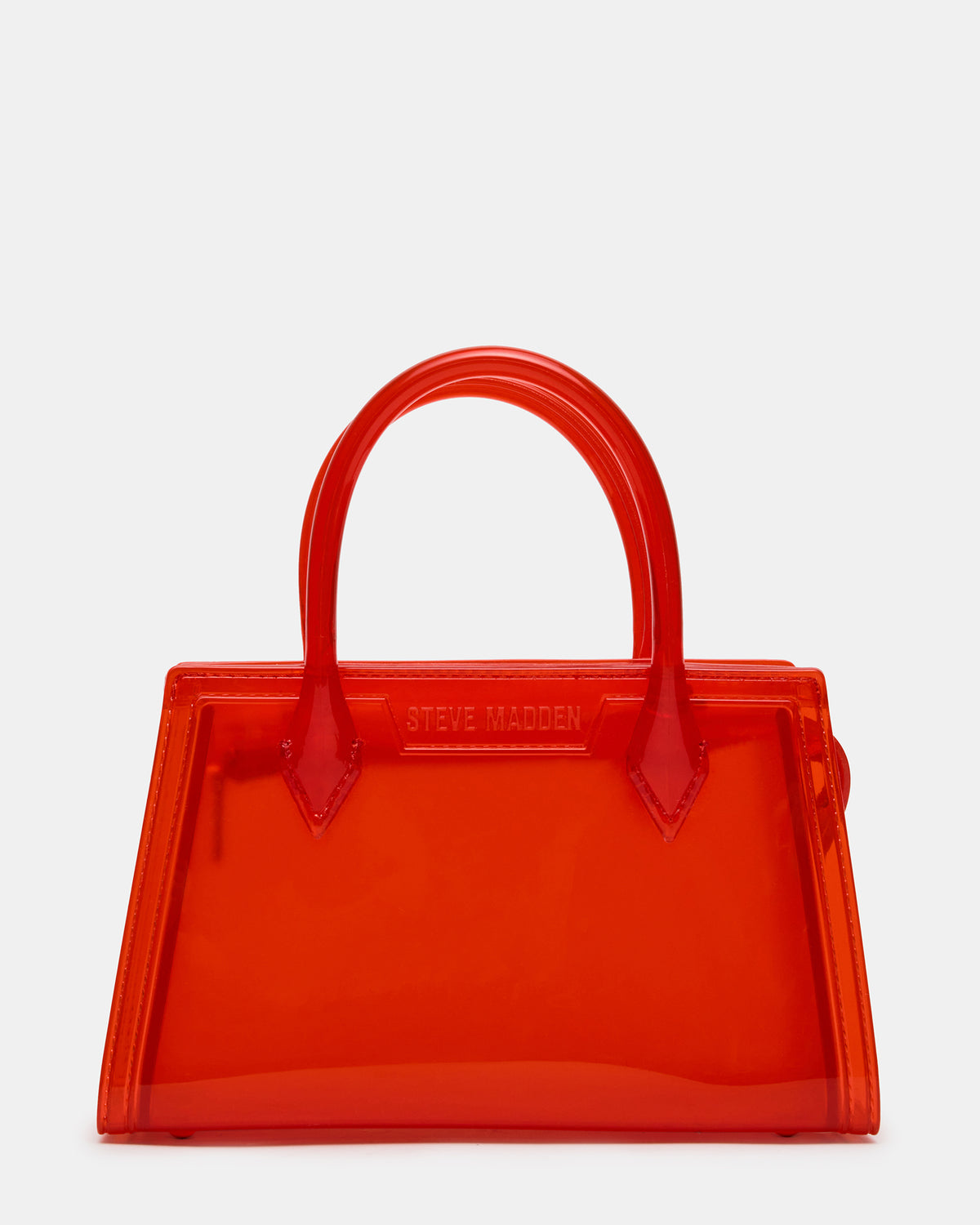 PEACH Jelly Bag Red Mini Crossbody Top-Handle Handbag Steve Madden RED