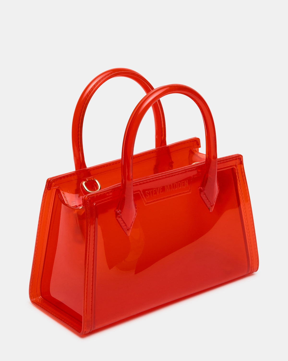 PEACH Jelly Bag Red Mini Crossbody Top-Handle Handbag Steve Madden RED
