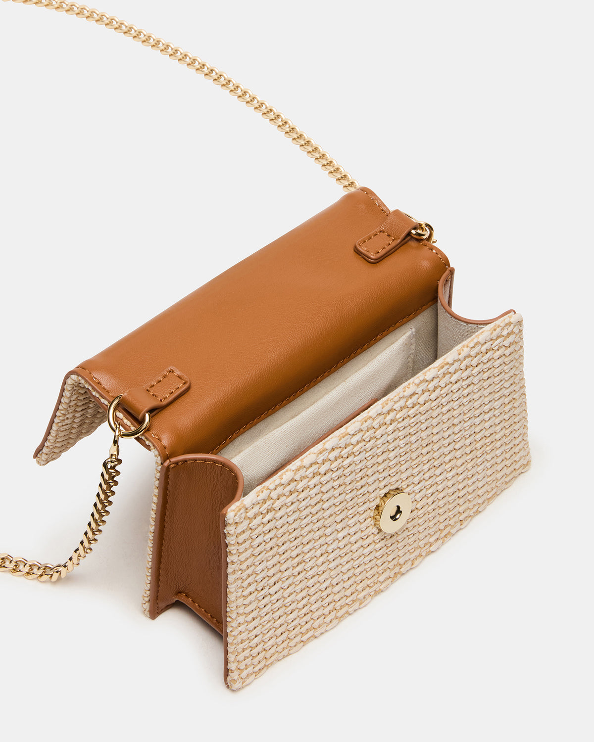 MISHELL Bag Light NaturalTop-Handle Mini Handbag Steve Madden LIGHT NATURAL