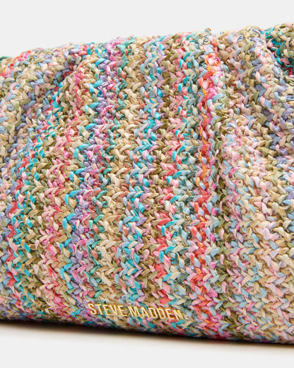 PALOMAA Bag Multi Straw Clutch Crossbody Handbag Steve Madden MULTI