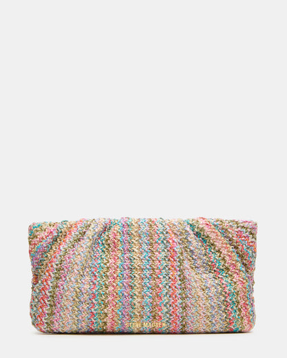 PALOMAA Bag Multi Straw Clutch Crossbody Handbag Steve Madden MULTI