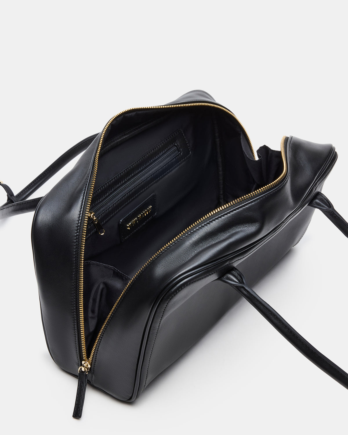 CANDICE Bag Black Shoulder Strap Box Satchel Handbag Steve Madden BLACK