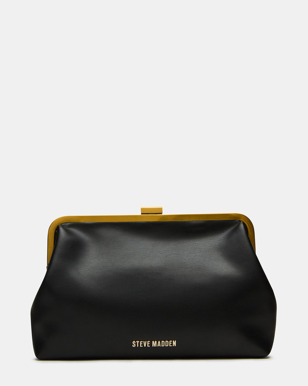 KISSES Bag Black Chain Strap Crossbody Clutch Handbag Steve Madden BLACK