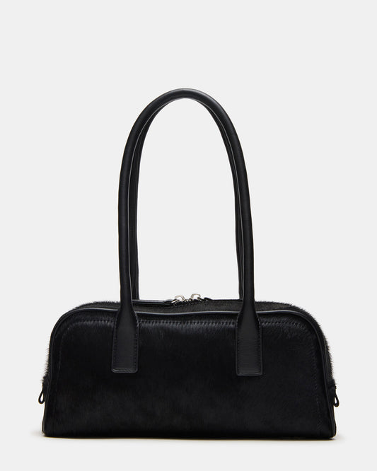 ANISE Bag Black Multi Elongated Shoulder Strap Handbag Steve Madden BLACK