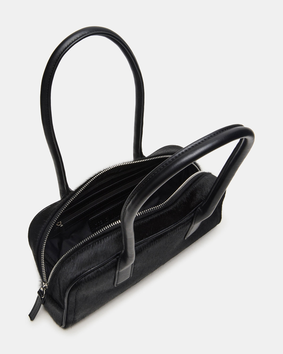 ANISE Bag Black Multi Elongated Shoulder Strap Handbag Steve Madden BLACK