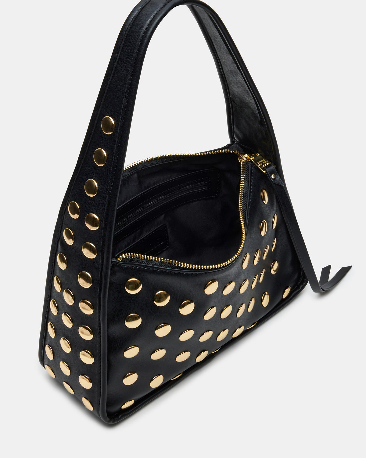 CHEYANN Bag Black Hobo Dome-Studded Shoulder Strap Women's Handbag Steve Madden BLACK