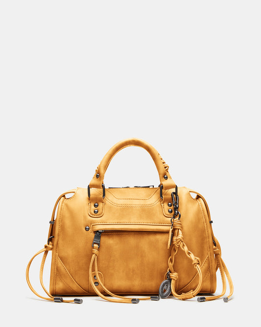 RIGGS Bag Banana Slouchy Top-Handle Crossbody Satchel Handbag Steve Madden BANANA LEATHER