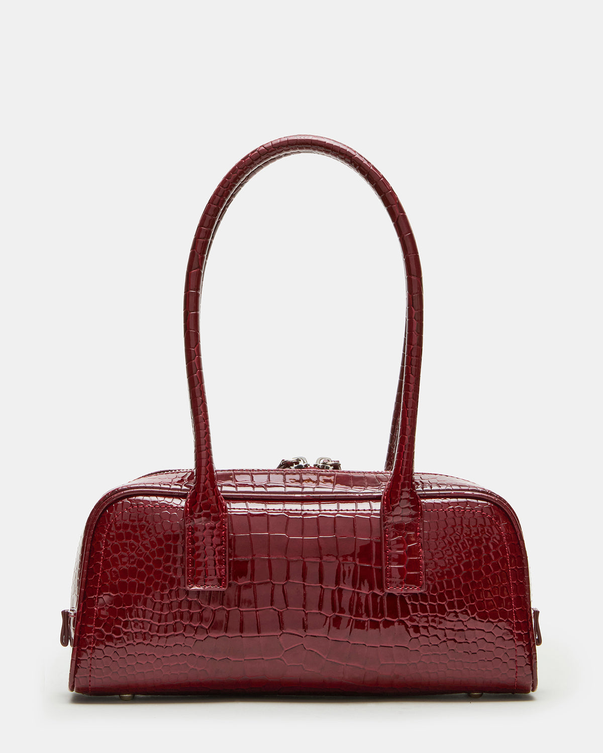 ANISE Bag Red Crocodile Elongated Shoulder Strap Handbag Steve Madden RED CROCODILE