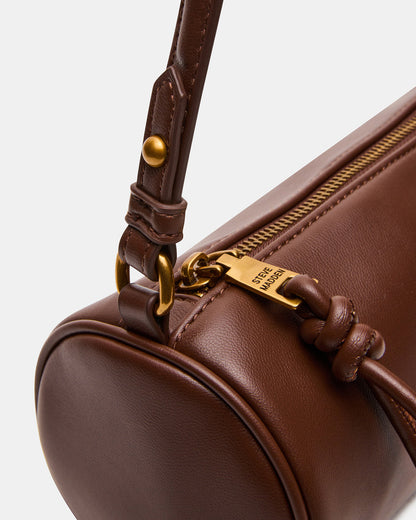 PRIYA Bag Brown Mini Barrel Shoulder Handbag Steve Madden BROWN