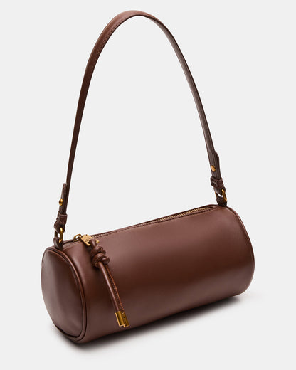 PRIYA Bag Brown Mini Barrel Shoulder Handbag Steve Madden BROWN