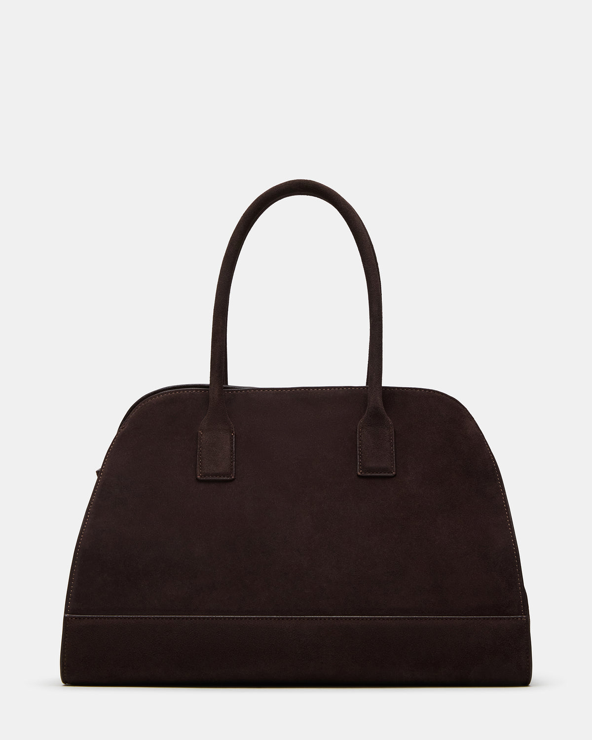 HEIDEE Bag Brown Suede | Women's Shoulder Strap Tote Handbag Steve Madden BROWN SUEDE