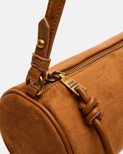 PRIYA Bag Tobacco Mini Barrel Shoulder Handbag Steve Madden TOBACCO