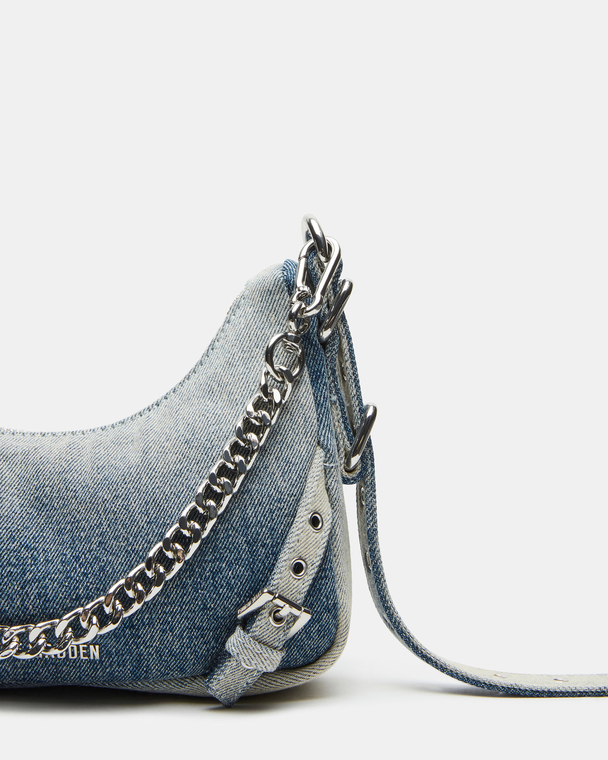 VITAL Denim Fabric Women's Shoulder Bag Steve Madden DENIM FABRIC