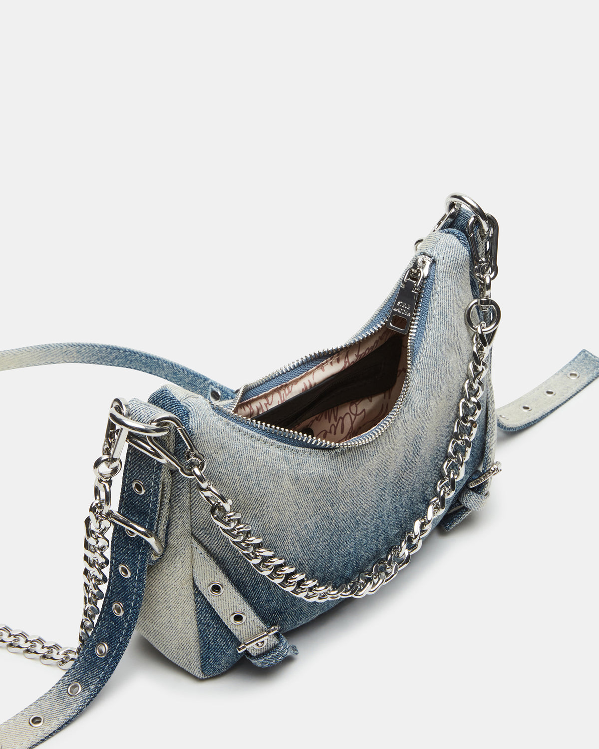 VITAL Denim Fabric Women's Shoulder Bag Steve Madden DENIM FABRIC