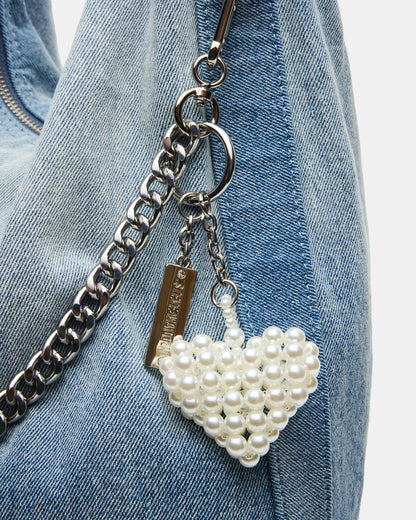 KREWE Bag Denim Slouchy Hobo Shoulder Strap Tote Handbag Steve Madden DENIM