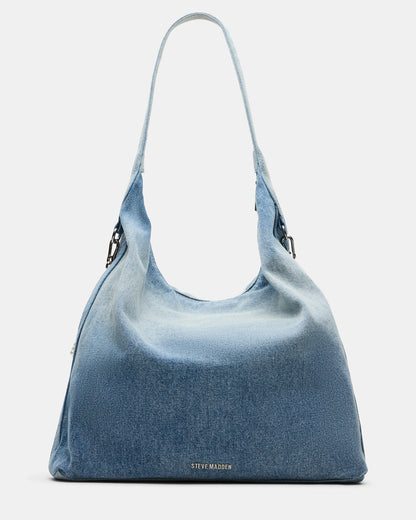 KREWE Bag Denim Slouchy Hobo Shoulder Strap Tote Handbag Steve Madden DENIM