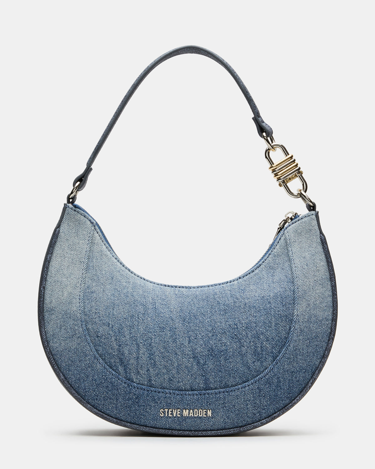 LIAMM Bag Denim Shoulder Strap Dome-Studded Women's Handbag Steve Madden DENIM