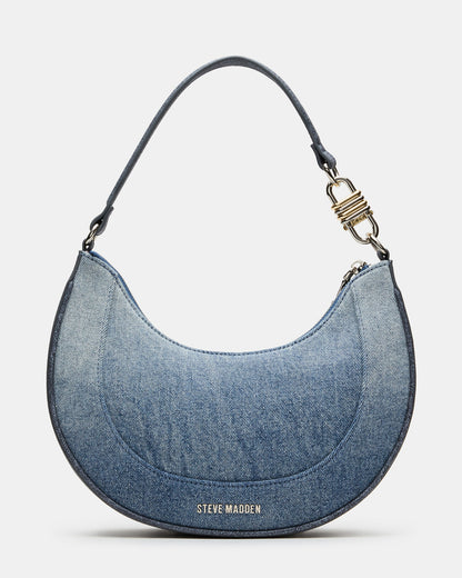 LIAMM Bag Denim Shoulder Strap Dome-Studded Women's Handbag Steve Madden DENIM
