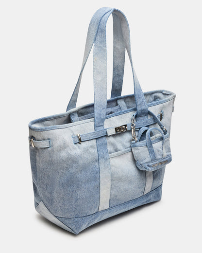 BOAT Bag Denim Shoulder Strap Denim Tote Handbag Steve Madden DENIM