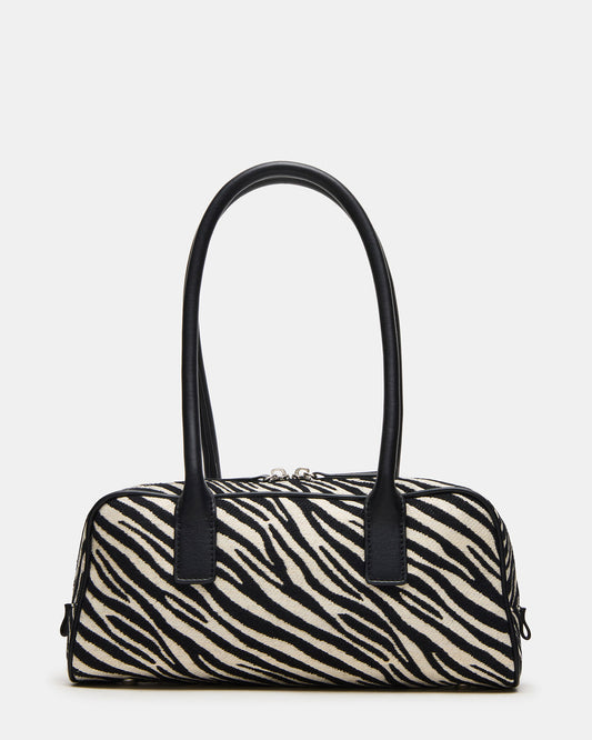 ANISE Bag Zebra Elongated Shoulder Strap Handbag Steve Madden ZEBRA