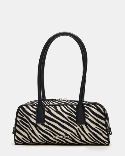 ANISE Bag Zebra Elongated Shoulder Strap Handbag Steve Madden ZEBRA