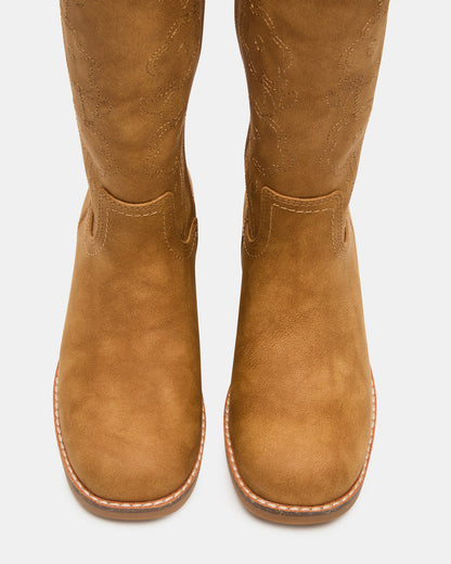 Kids' RIGGS Tan Knee-High Girl's Boot Steve Madden TAN