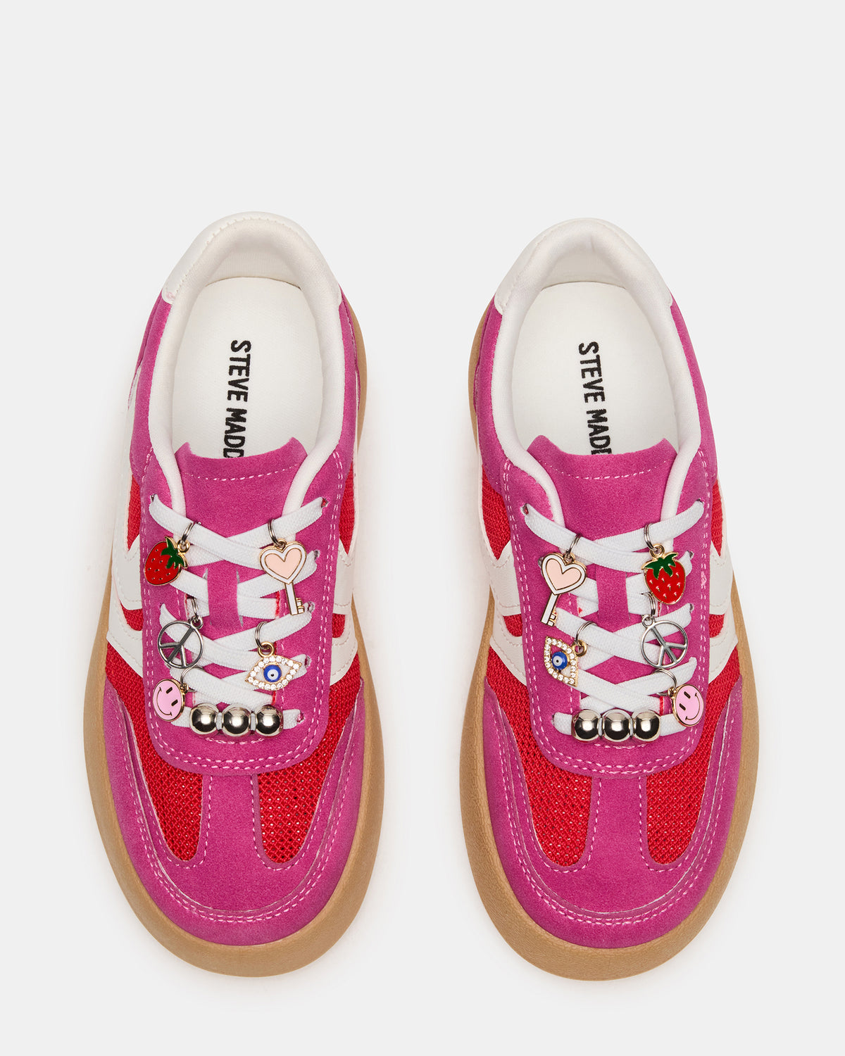 Kids' JERSEY Pink Girls' Low-Top Platform Sneaker Steve Madden PINK