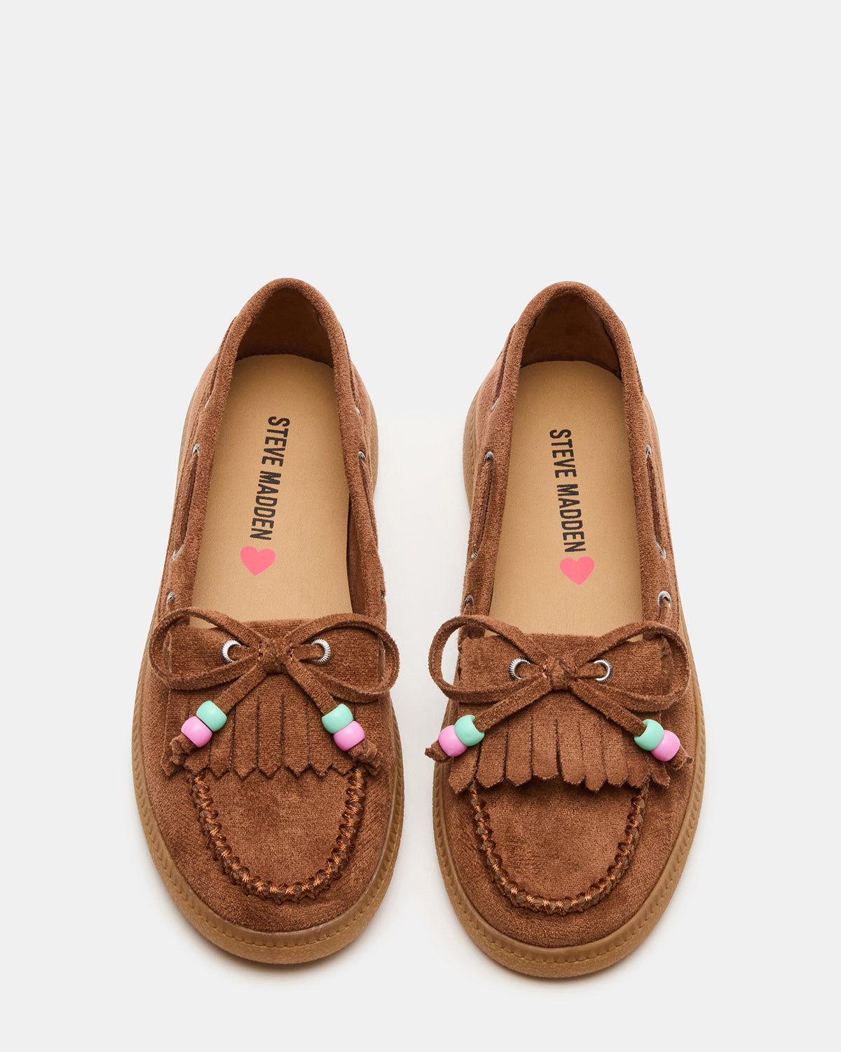 Kids' KRISP Cognac Girls' Boat Shoe Loafer Steve Madden COGNAC