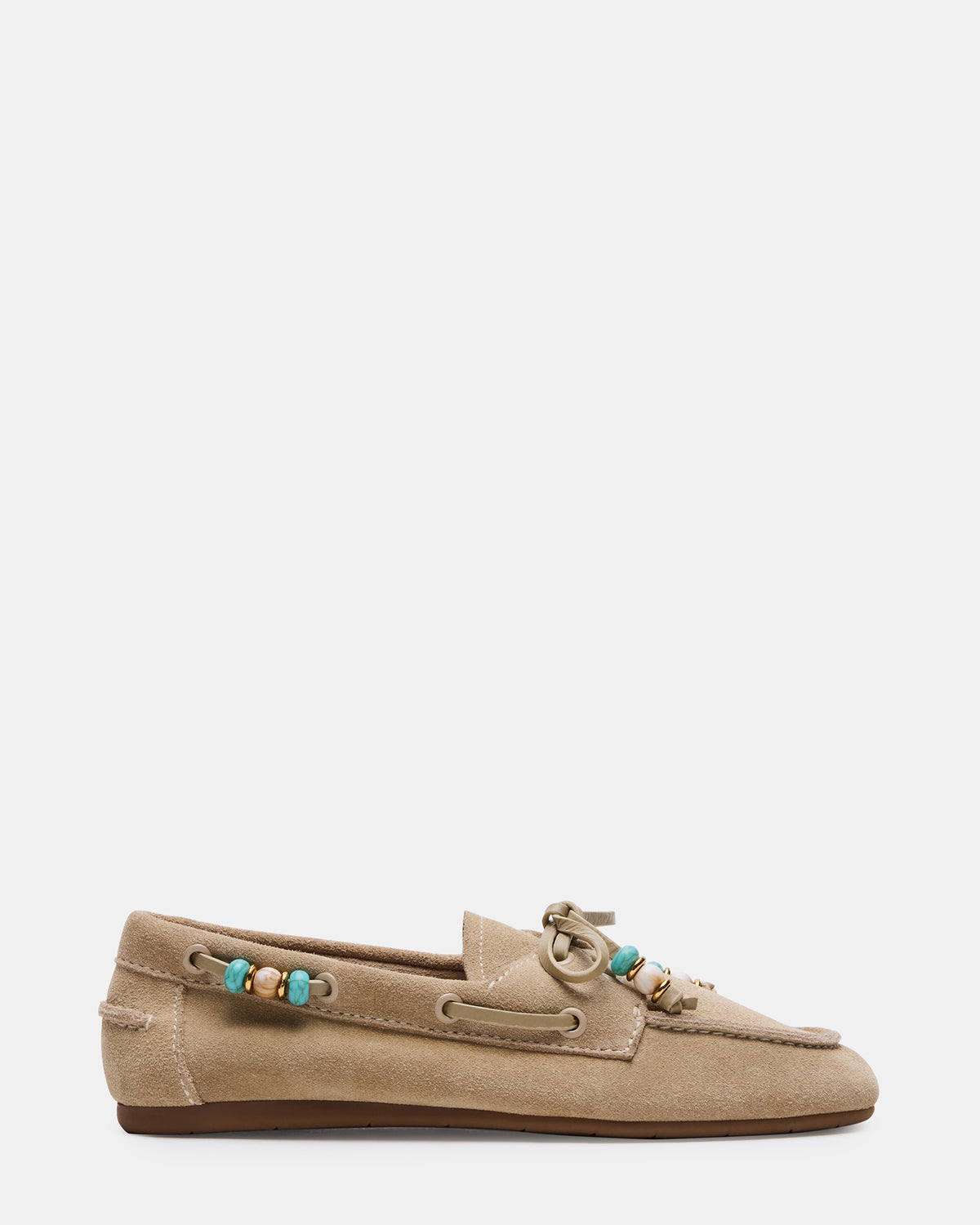 SAG Beads Sand Suede Women's Boat Shoe Steve Madden SAND SUEDE